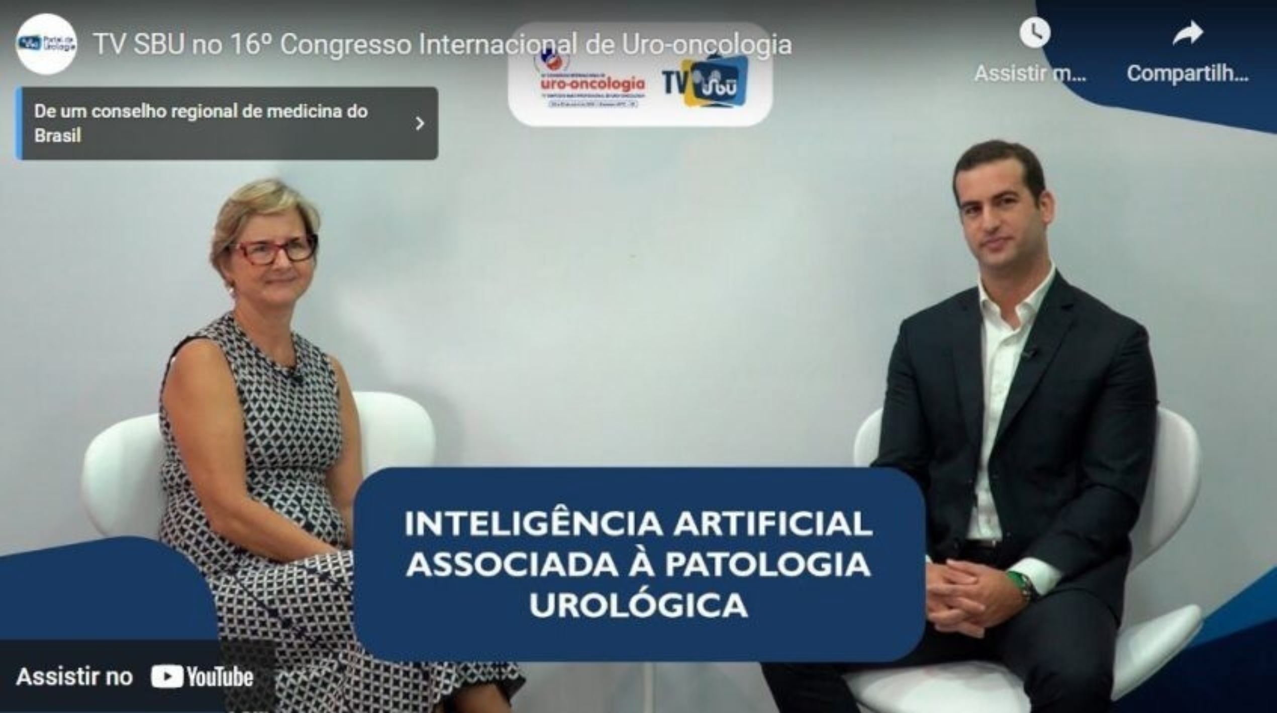 Dra. Katia Leite, no 16º Congresso Internacional de Uro-oncologia: IA revolucionando o diagnóstico do câncer de próstata e de bexiga